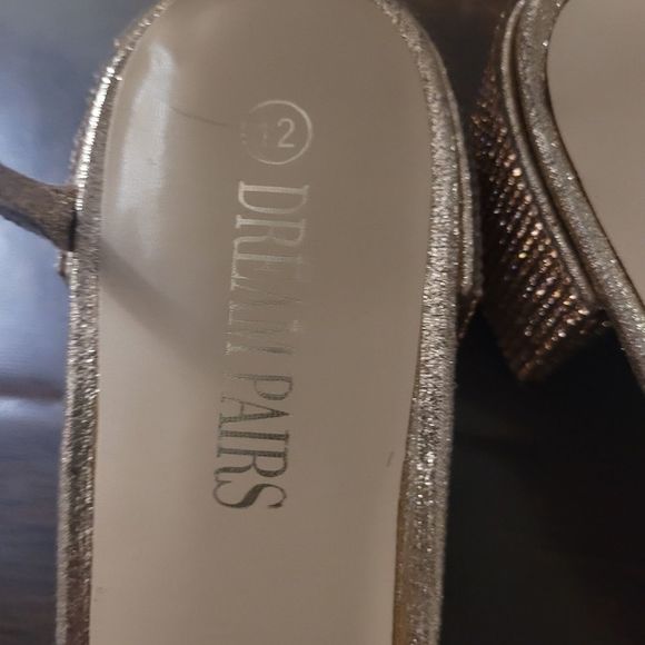 Dream Pairs Women's Sandals in Glittery Tan - Picture 12 of 12